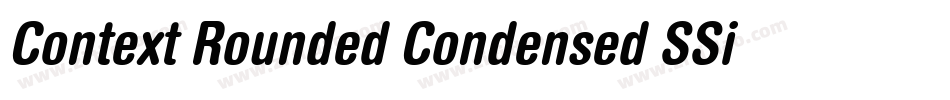 Context Rounded Condensed SSi Normal字体转换